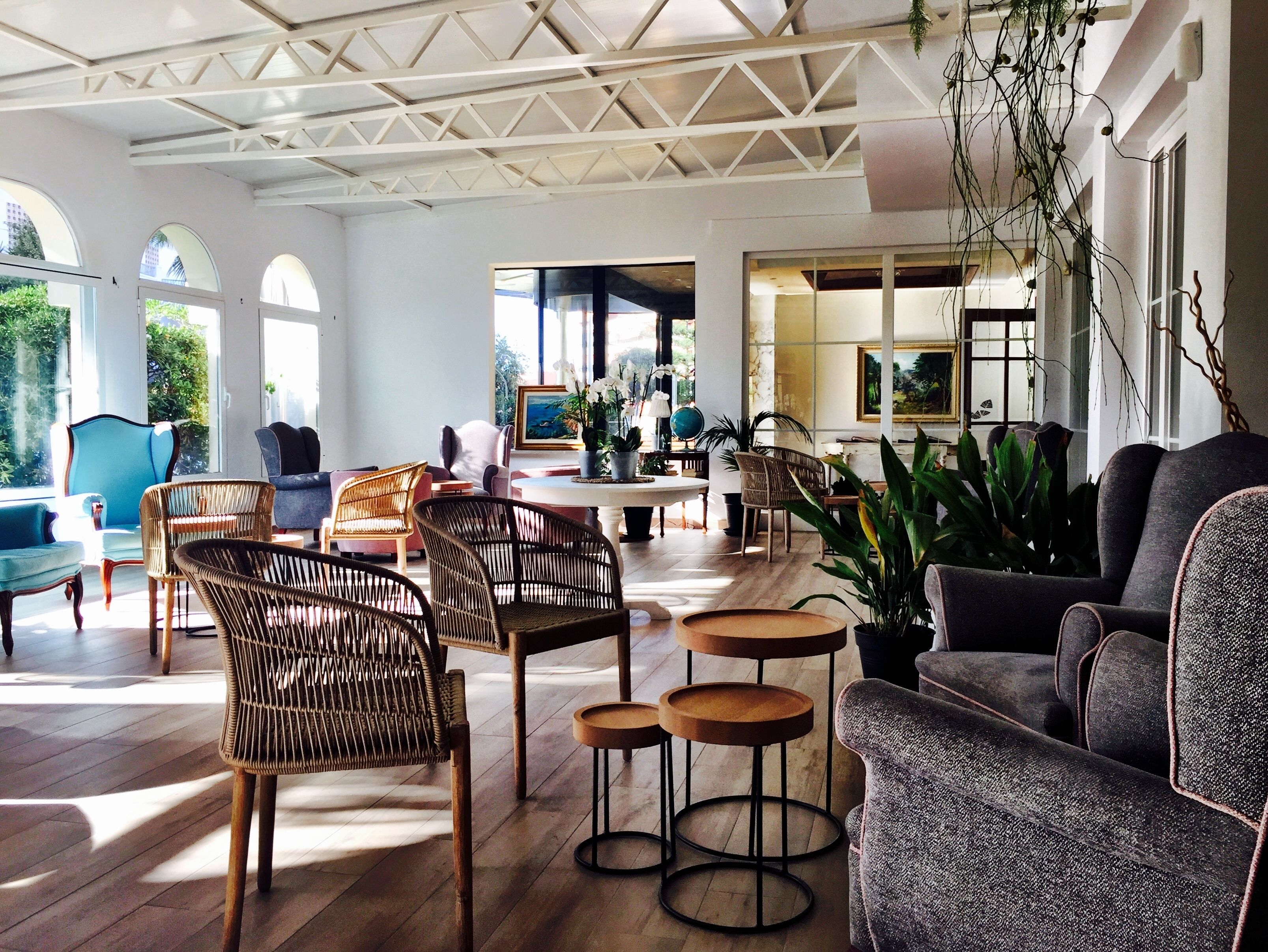 Zona de estar del vestíbulo