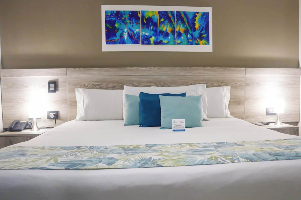 superior double room | frette italian sheets, premium bedding, down duvets, minibar