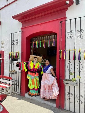Front of property - Posada Don Mario (Oaxaca)