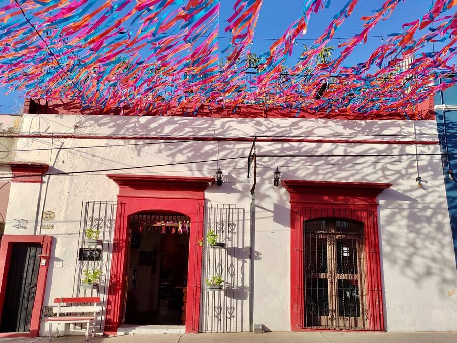 Façade de l’hébergement