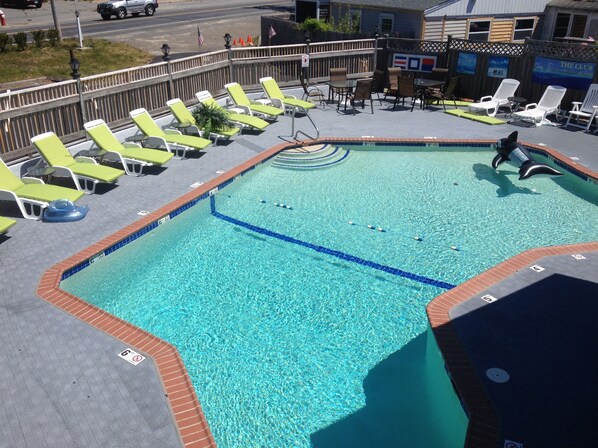 Indoor pool, outdoor pool