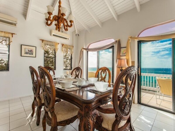 Premium Villa, 4 Bedrooms, Private Pool, Ocean View | In-room dining
