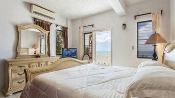 Premium Villa, 4 Bedrooms, Private Pool, Ocean View | 1 bedroom, premium bedding, iron/ironing board, cots/infant beds