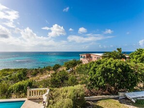 Villa Premium, 4 chambres, piscine privée, vue océan | Vue de la chambre