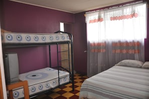 Habitación doble estándar, baño privado | Tabla de planchar con plancha