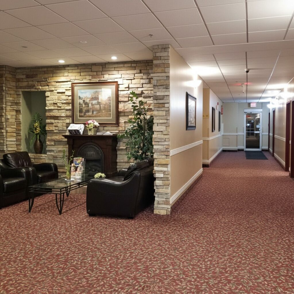 Lobby sitting area