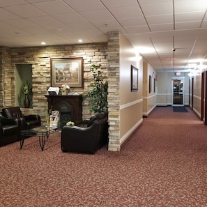 Sala de estar en el lobby