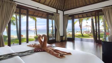 奢华客房, 海滨 (Balinese Luxury Beachfront) | 客房内保险箱、遮光窗帘、免费婴儿床、折叠床/加床(额外收费)