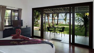 Bungalow, Strandnähe (Beachfront Garden Wing Bungalow) | Ausblick vom Zimmer