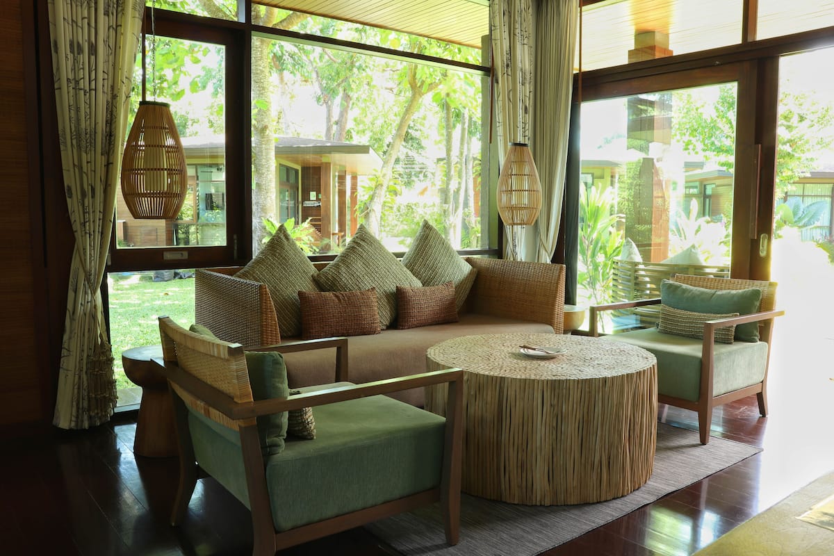 villa suite double room | 1 bedroom, minibar, in-room safe, desk