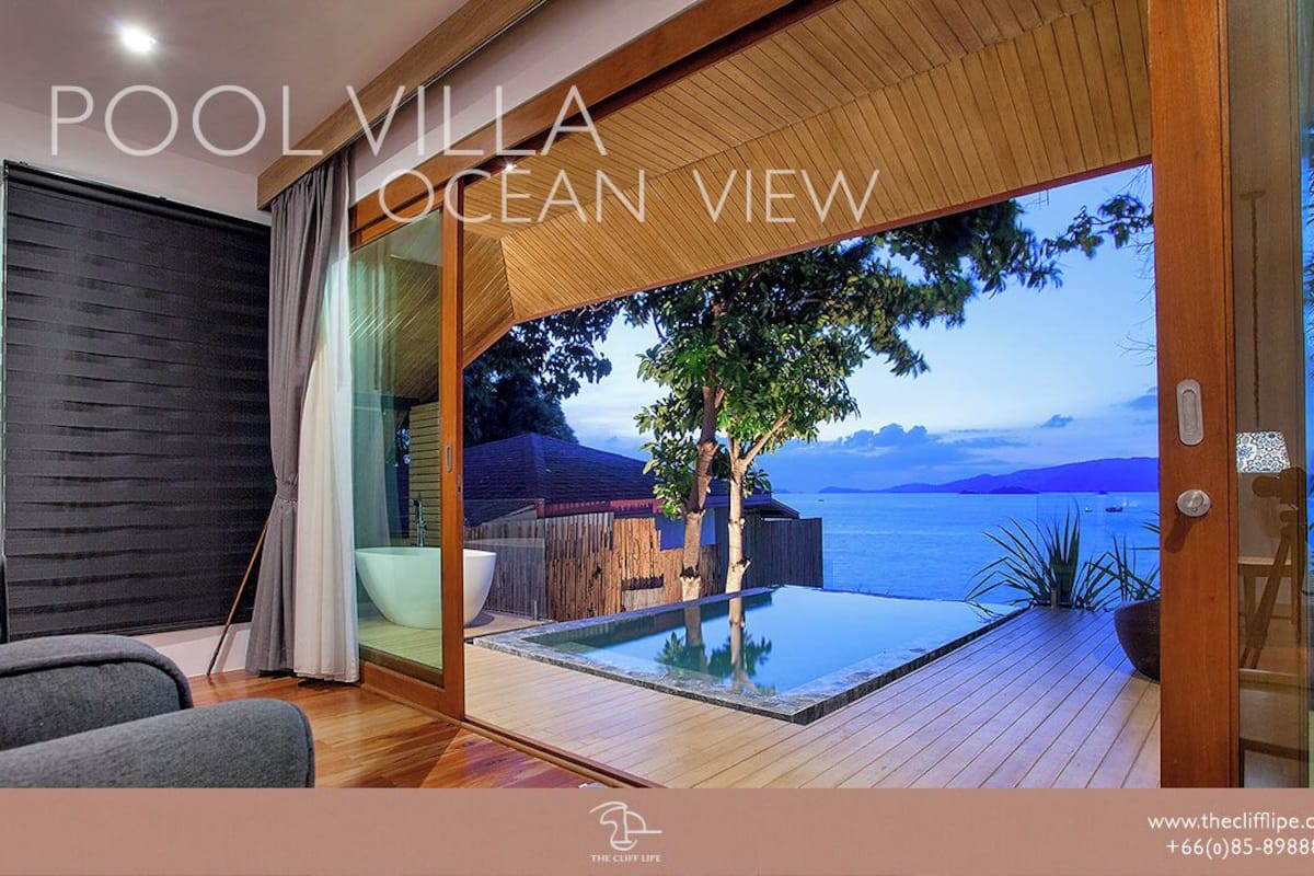 Pool Villa Ocean View | Artículos del minibar gratis y caja de seguridad en la habitación