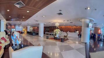 Sitteområde i lobbyen