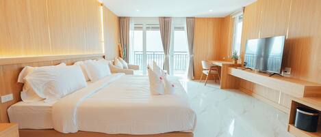 Premium bedding, minibar, in-room safe, individually decorated