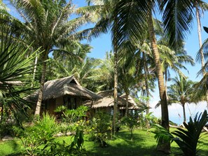 Cottage Romantique, vue plage, en bord de plage