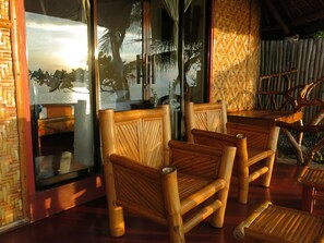 Romantic Villa, Beach View, Beachfront | Terrace/patio - Camiguin Volcan Beach Eco Retreat & Dive Resort (Mambajao)