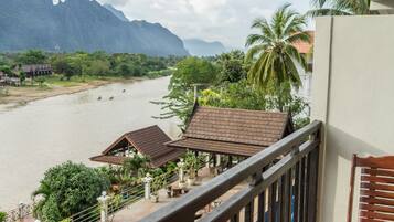Family Suite, 1 Bedroom, River View | Balcony view