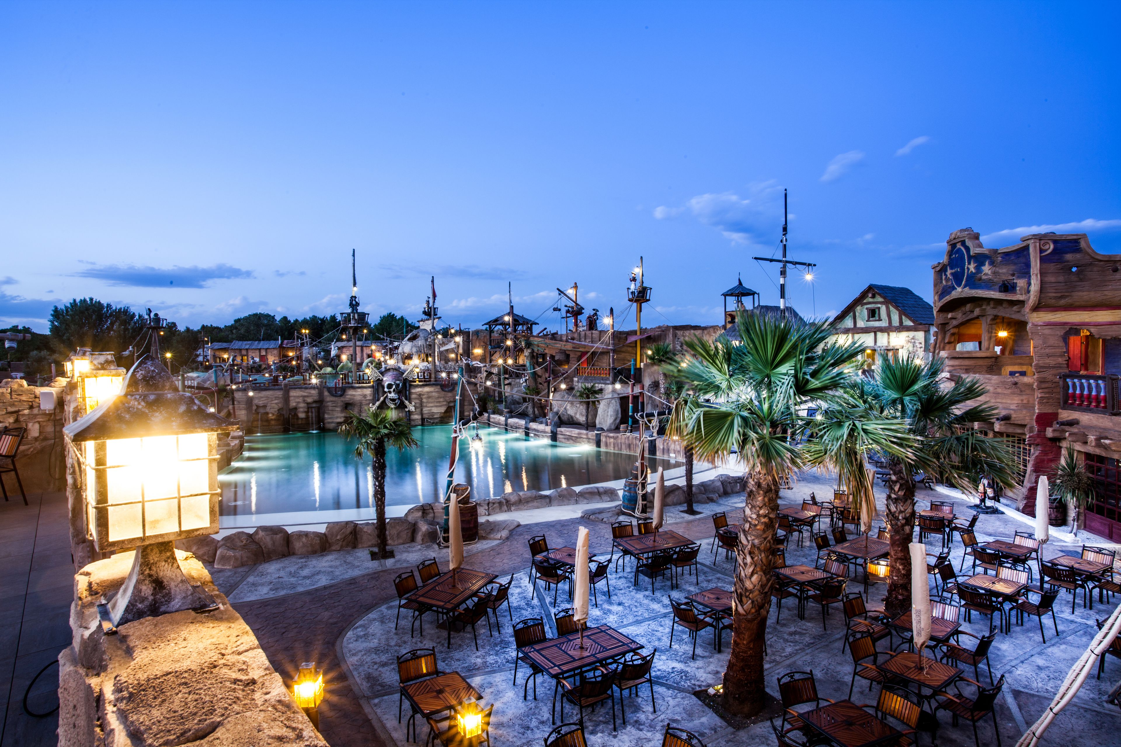 french cuisine, pool views
