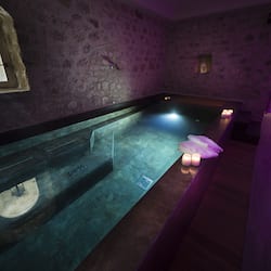 A waterfall pool