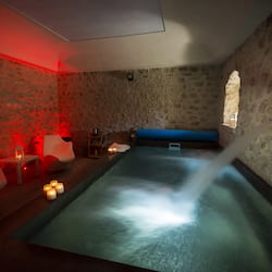 A waterfall pool