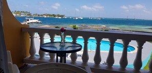 View from room - Kings Landing Hotel (Union Island)