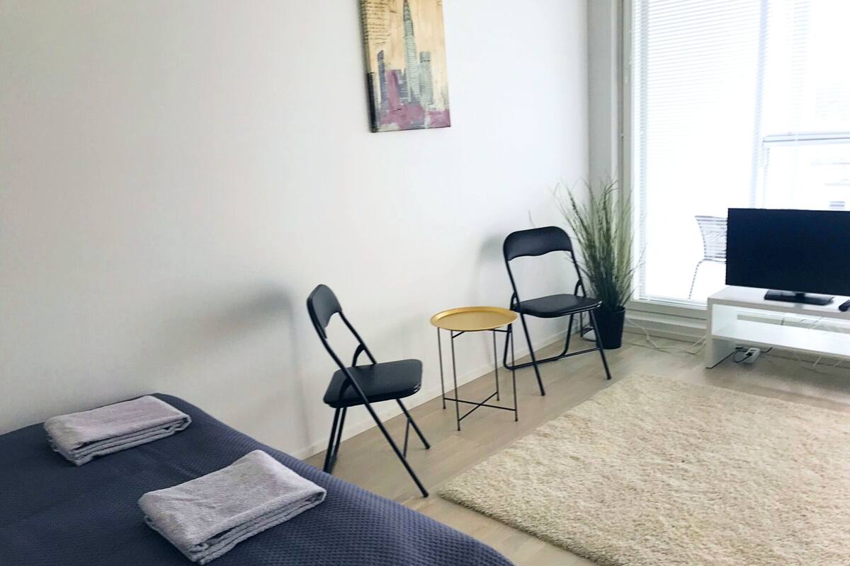 Comfort Studio with Balcony | Coin séjour
