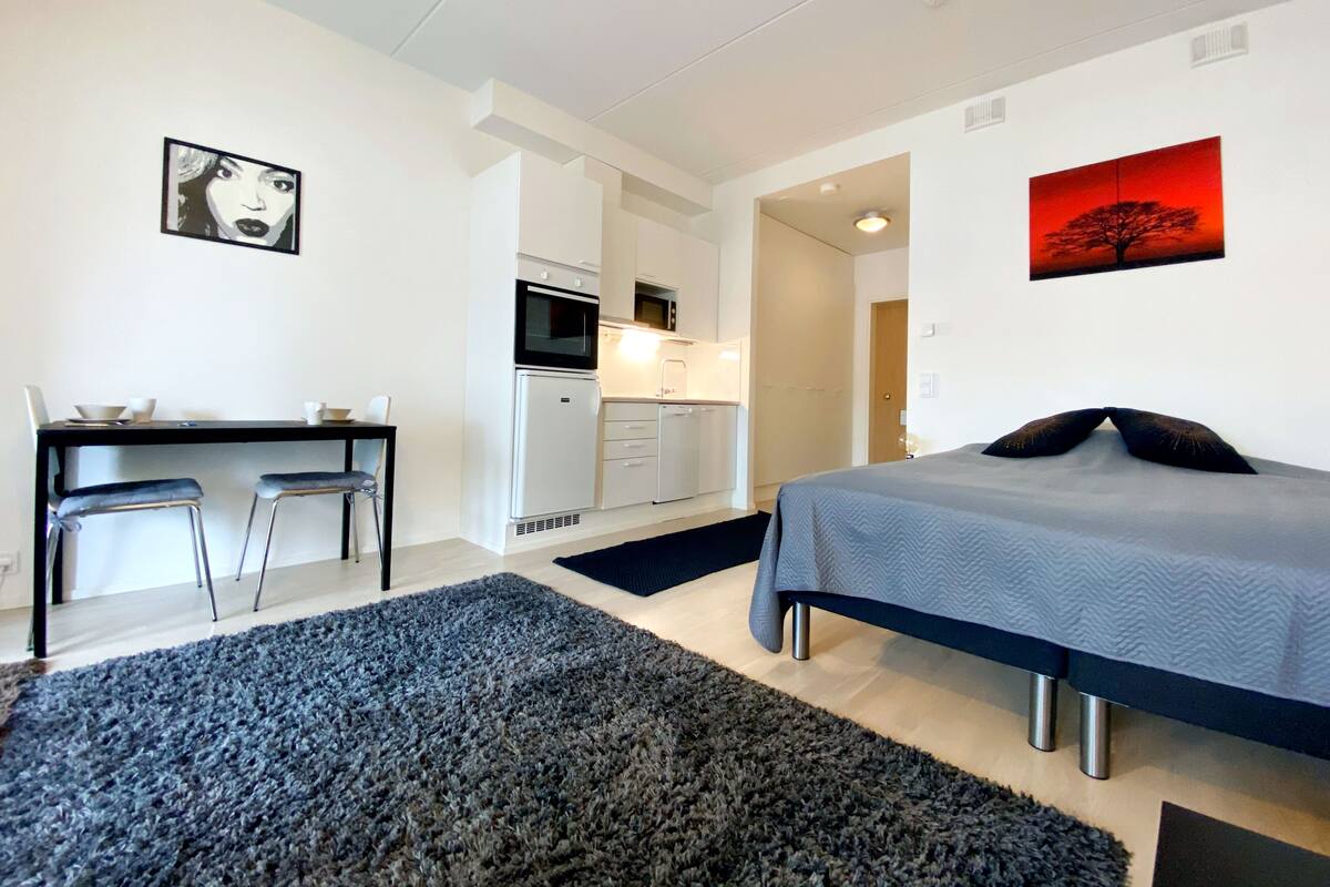 Studio with Balcony