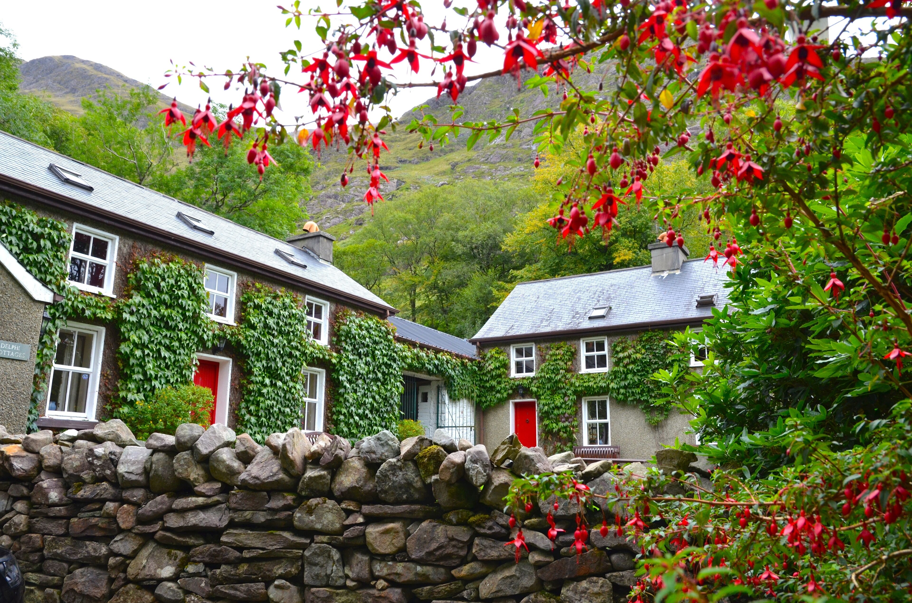 Vista frontal de la propiedad