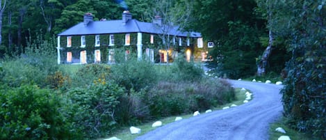 Front of property – evening/night