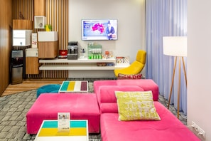 Lobby sitting area