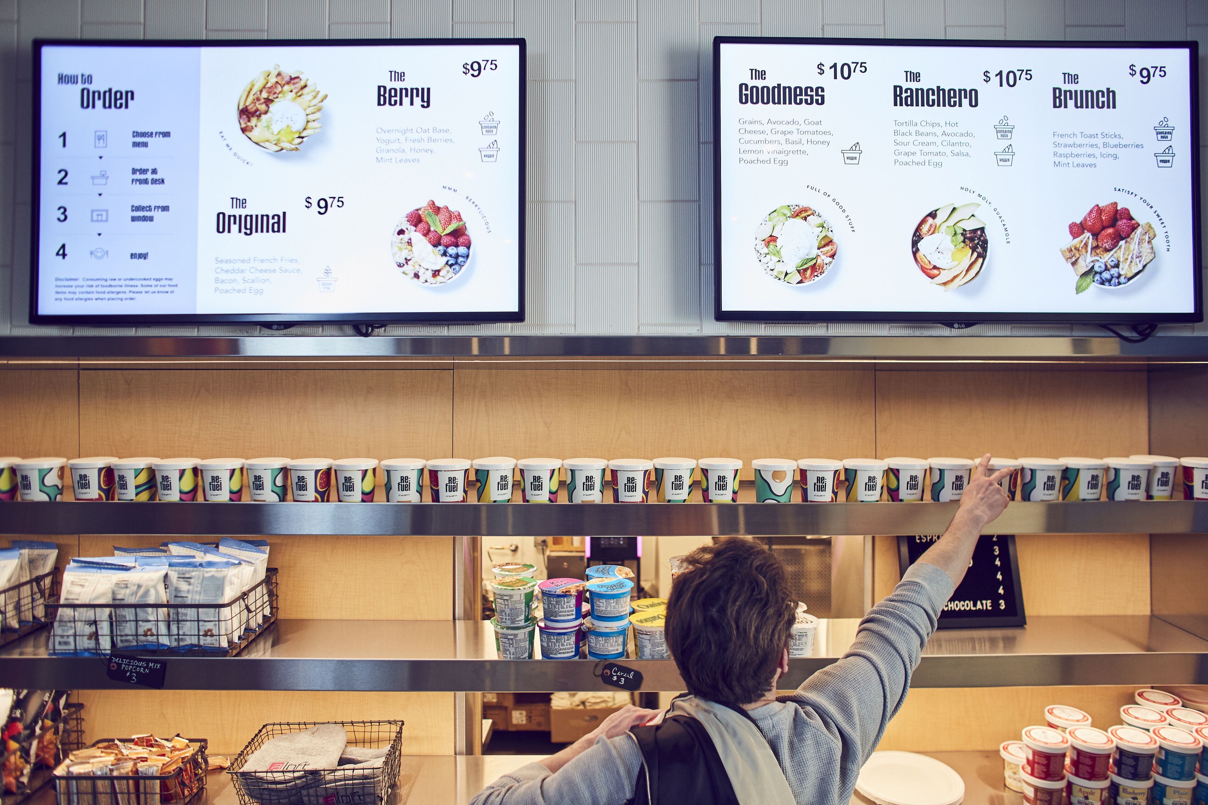 daily cooked-to-order breakfast for a fee