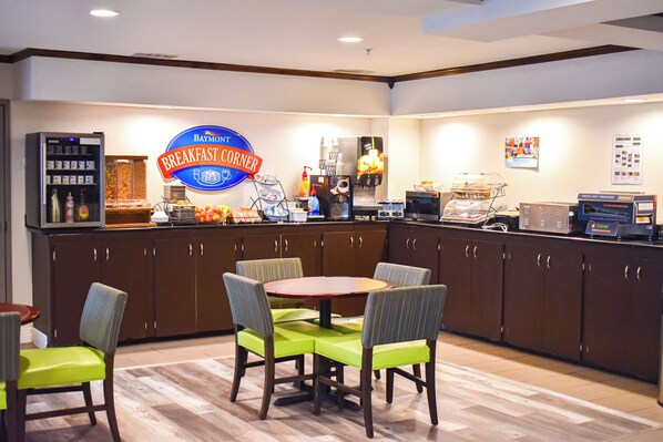 Free daily full breakfast