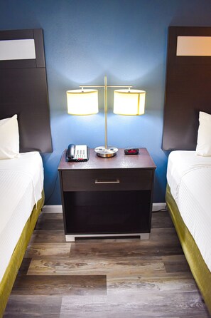 Desk, iron/ironing board, free cribs/infant beds, free WiFi