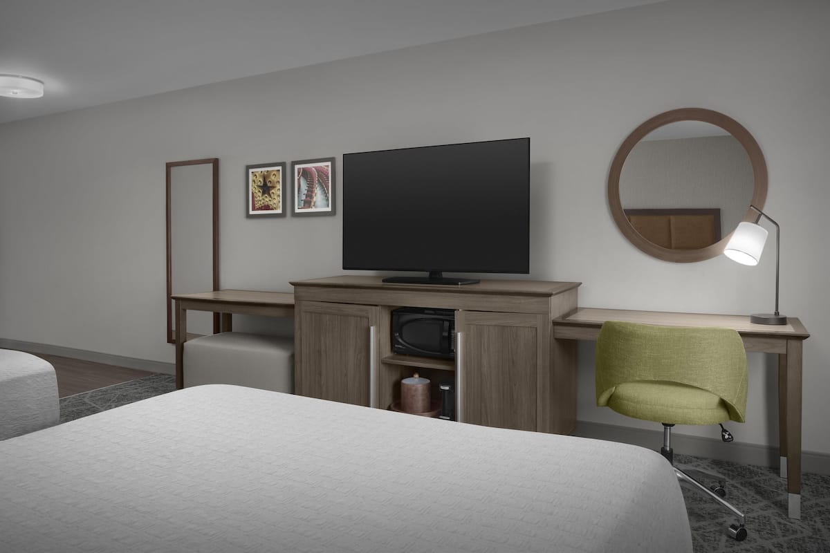 Room, 2 Queen Beds, Refrigerator & Microwave | In-room safe, free rollaway beds, free WiFi, bed sheets