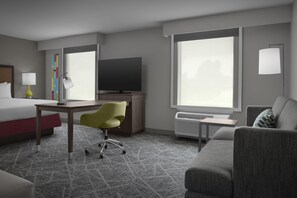Studio, 1 King Bed, Non Smoking, Refrigerator & Microwave (Wet Bar) | In-room safe, free rollaway beds, free WiFi, bed sheets
