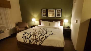Desk, blackout drapes, iron/ironing board, free WiFi