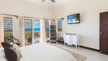 Premium Apartment, 2 Bedrooms, 2 Bathrooms, Ocean View | 1 bedroom, premium bedding, iron/ironing board, cribs/infant beds