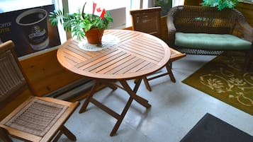 Lobby sitting area