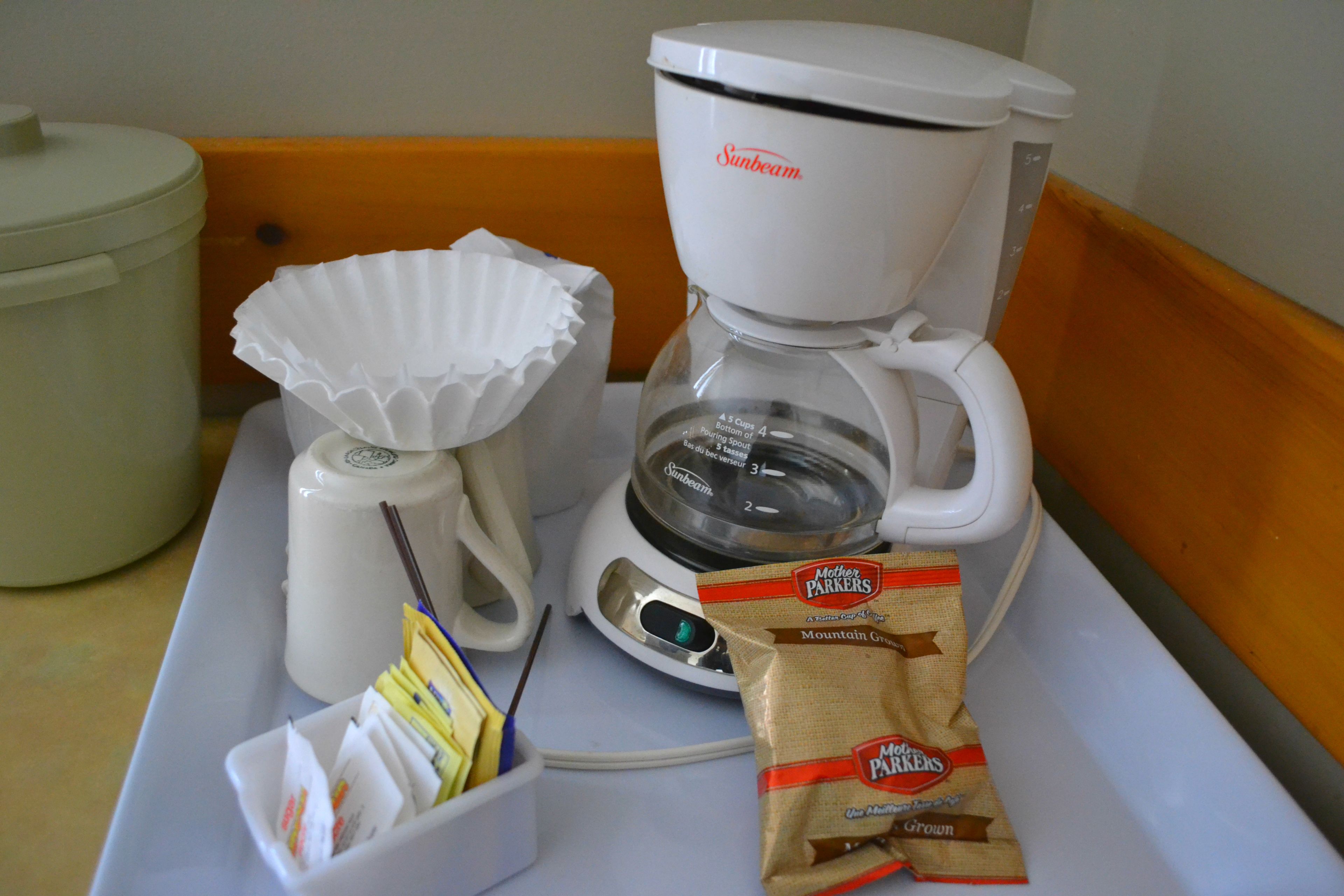 standard room, 2 double beds | coffee and/or coffee maker