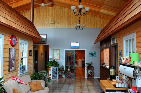 Lobby sitting area. Silverwood Inn