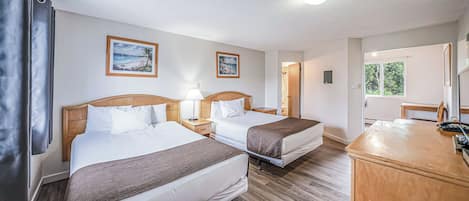 Standard Room, 2 Queen Beds, Kitchenette (Deluxe) | Iron/ironing board, free WiFi