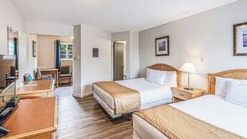 Standard Room, 2 Queen Beds | Iron/ironing board, free WiFi