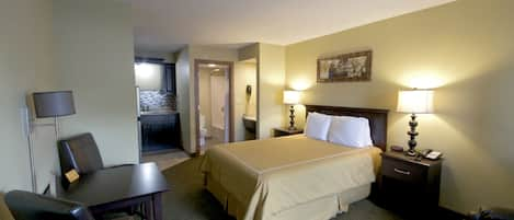 Economy Single Room, 1 Queen Bed, Kitchenette