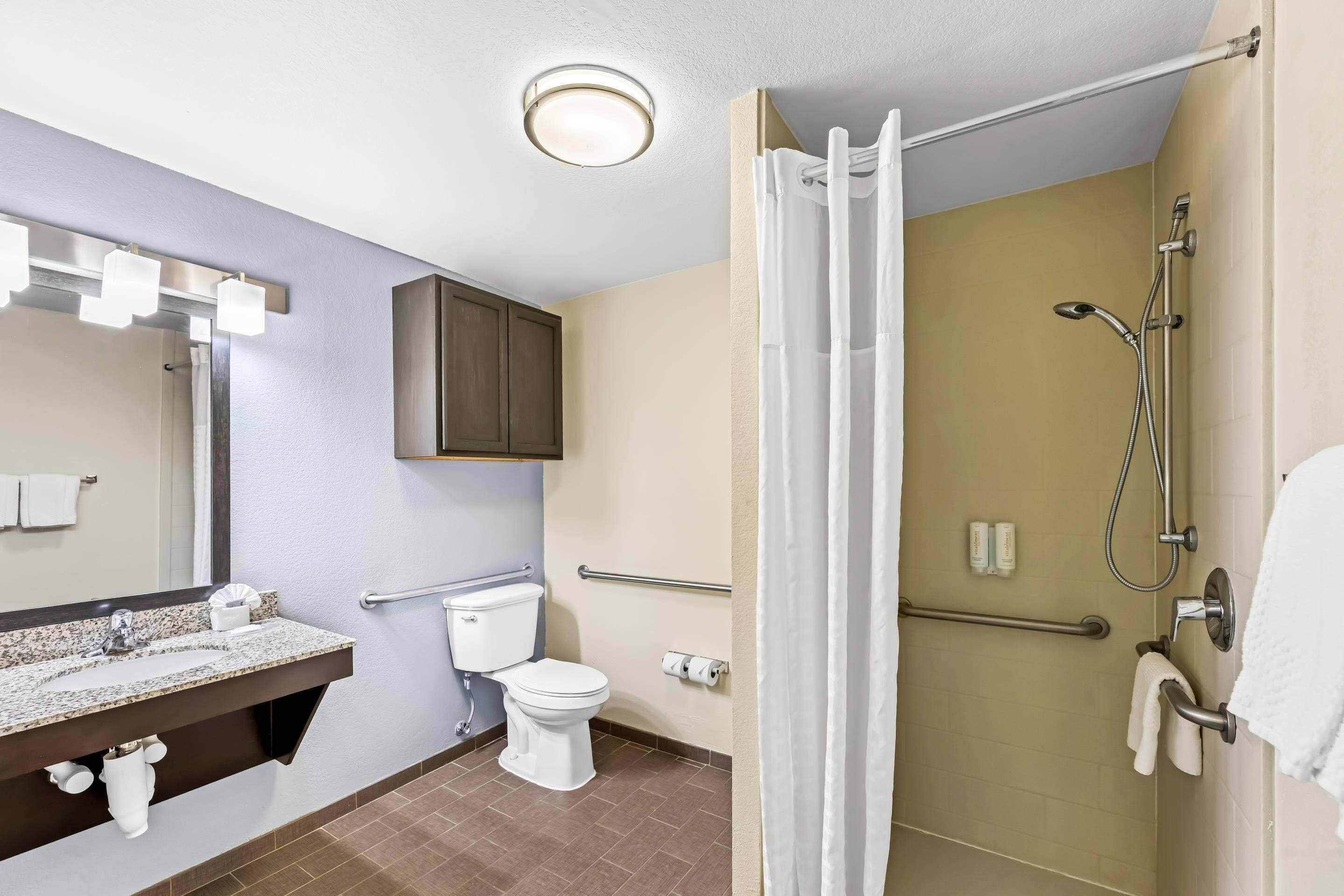 suite, 1 king bed, accessible, non smoking (efficiency) | pillow-top beds, desk, iron/ironing board, free wifi