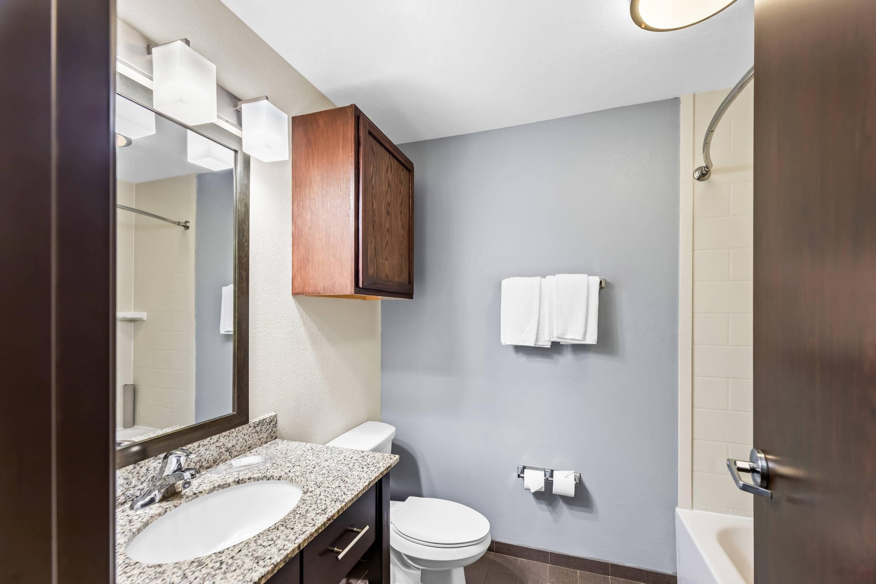 suite, 2 queen beds | pillow-top beds, desk, iron/ironing board, free wifi