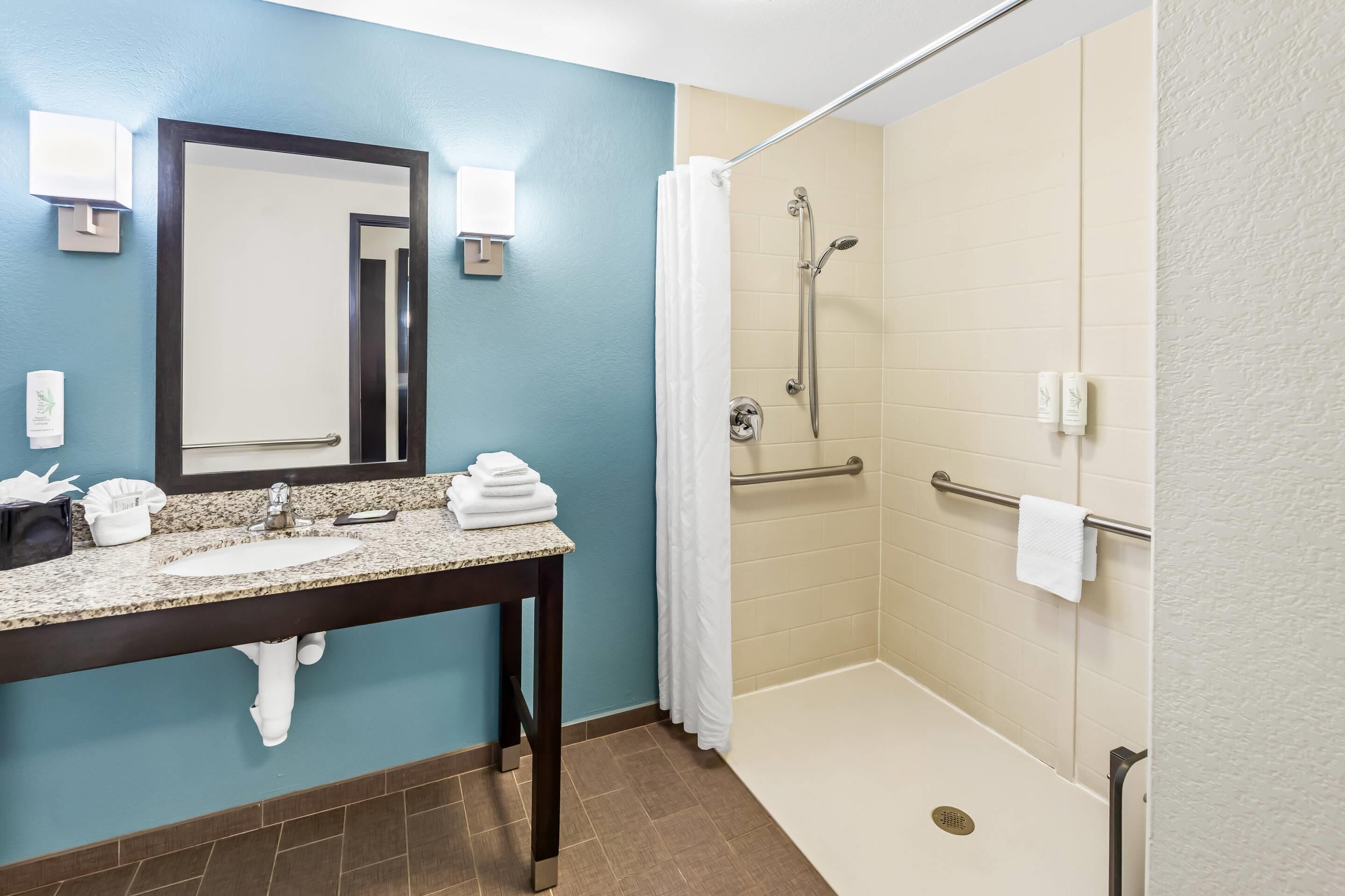 room, 2 queen beds, accessible, non smoking | premium bedding, desk, iron/ironing board, free wifi