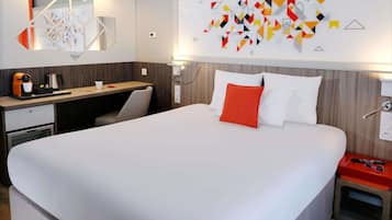 Premium bedding, minibar, in-room safe, desk