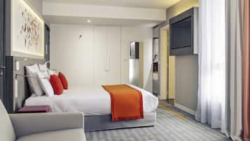 Premium bedding, minibar, in-room safe, desk