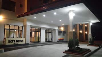 Front of property – evening/night