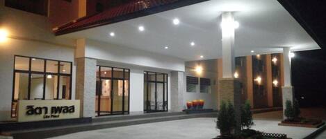 Front of property – evening/night