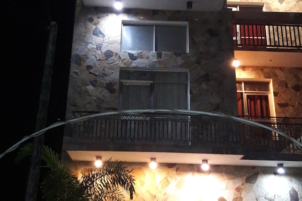 Front of property – evening/night